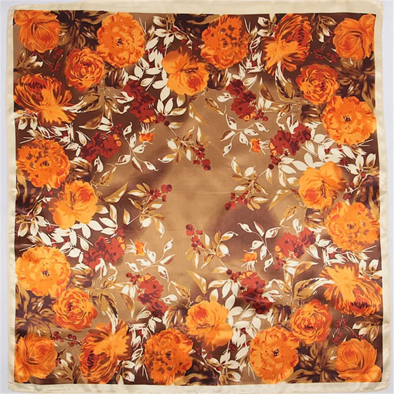 Женский квадратный шейный платок 90x90 см в европейском стиле|silk scarf|silk scarf womensquare |