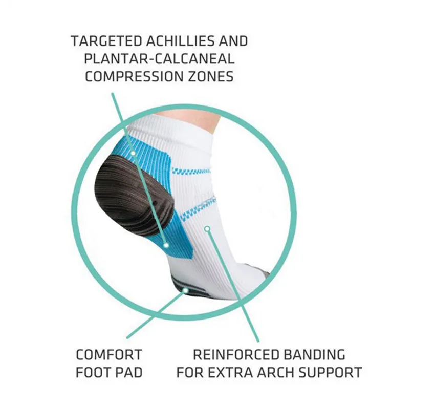 Носки носки компрессионные с шпорами для подошвенного фасциита