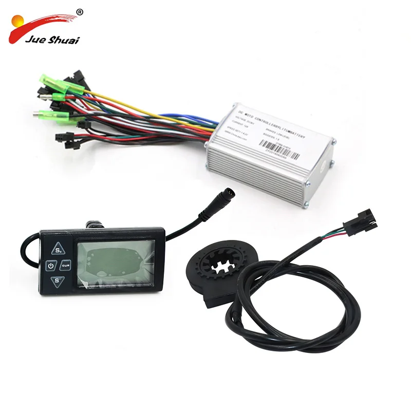 36V 250W 350W 500W контроллер ЖК дисплей измеритель PAS набор E bike конверсионный комплект