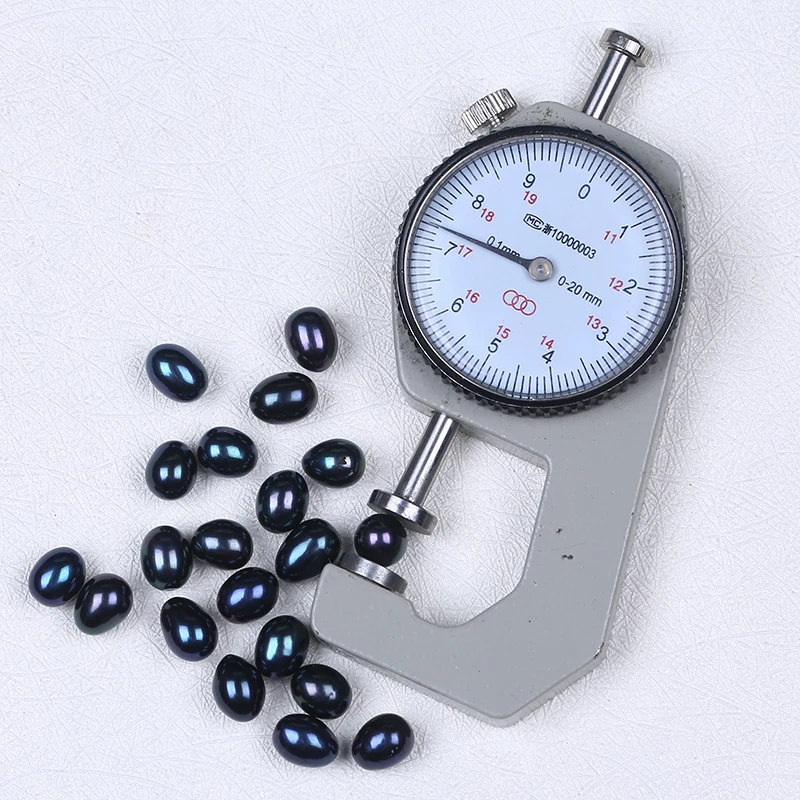 Хорошее качество 7 8 мм жемчуг для риса без отверстий Радужный цвет