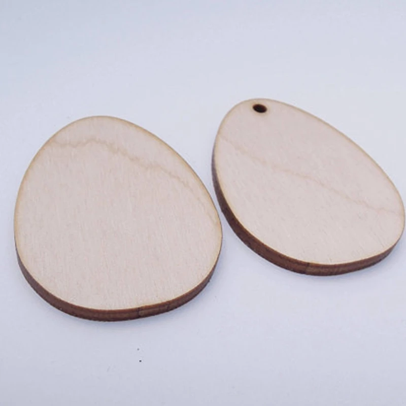 

free shipping 50 pcs Wooden Easter Egg Decoration for Crafts wooden plaque