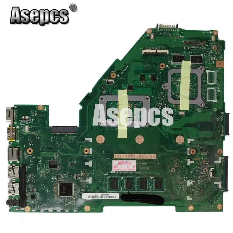 Asepcs X550JD X550JK материнская плата для ноутбука For Asus FX50J ZX50J A550J X550J X550JX тест