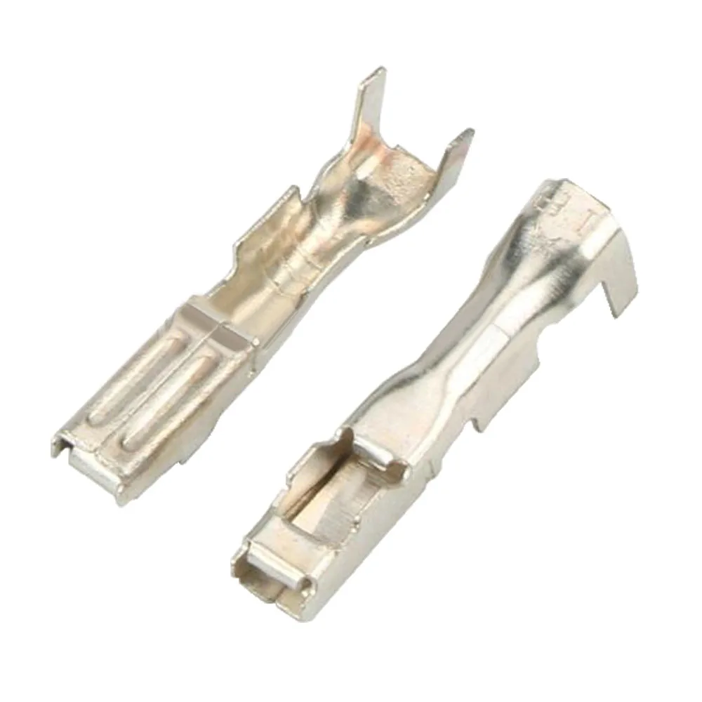 

100 PCS DJ621-2.3A sheet socket 2.3 plug series copper terminal pin connector terminal