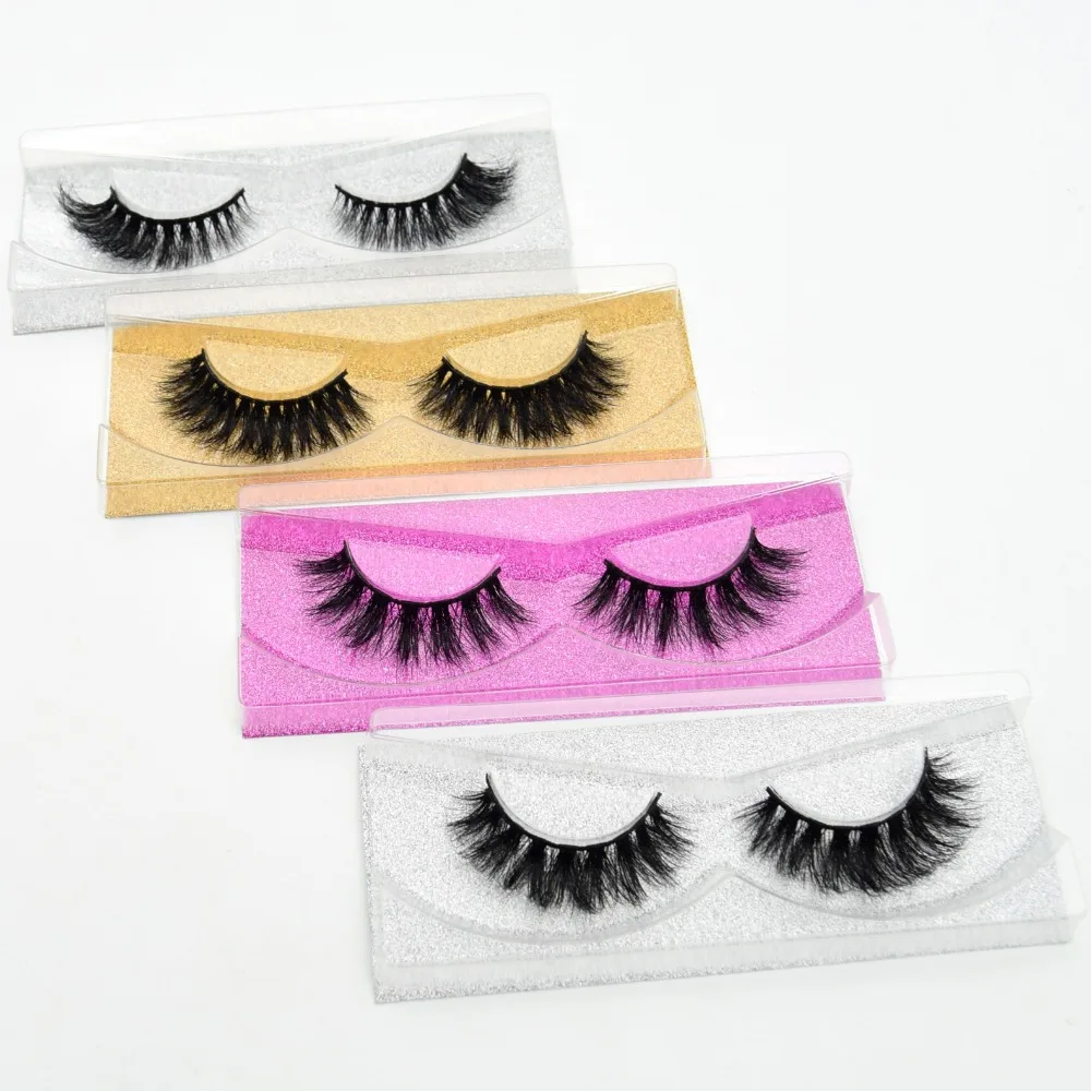 Накладные ресницы 3D натуральные норковые мягкие толстые длинные накладные для