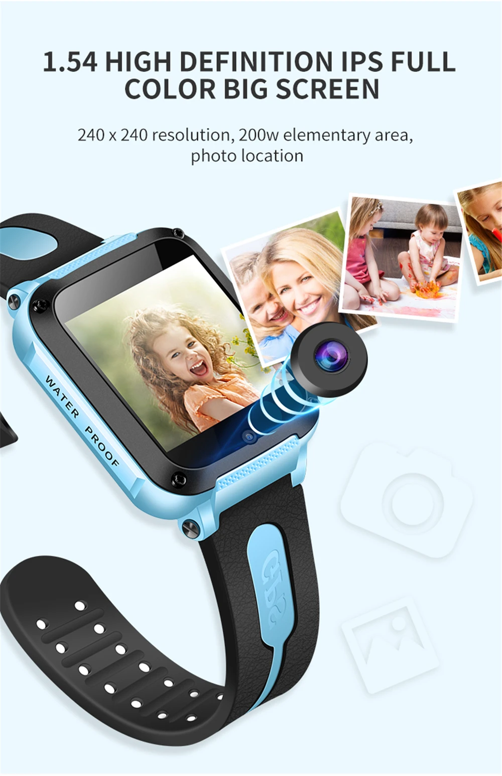 Смарт-часы Smarcent G3S для детей, gps, SOS, трекер положения телефона, водонепроницаемые, анти-потеря, Детские умные часы PK Q50 Q90 Q528