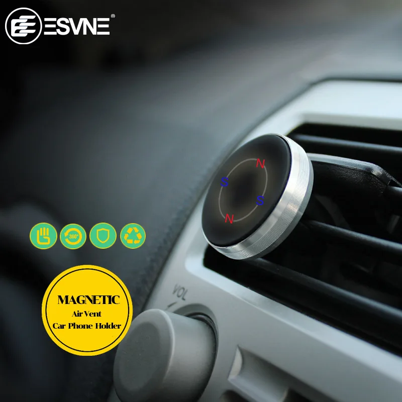 ESVNE Универсальный магнитный держатель для телефона в машину Air Vent подставка
