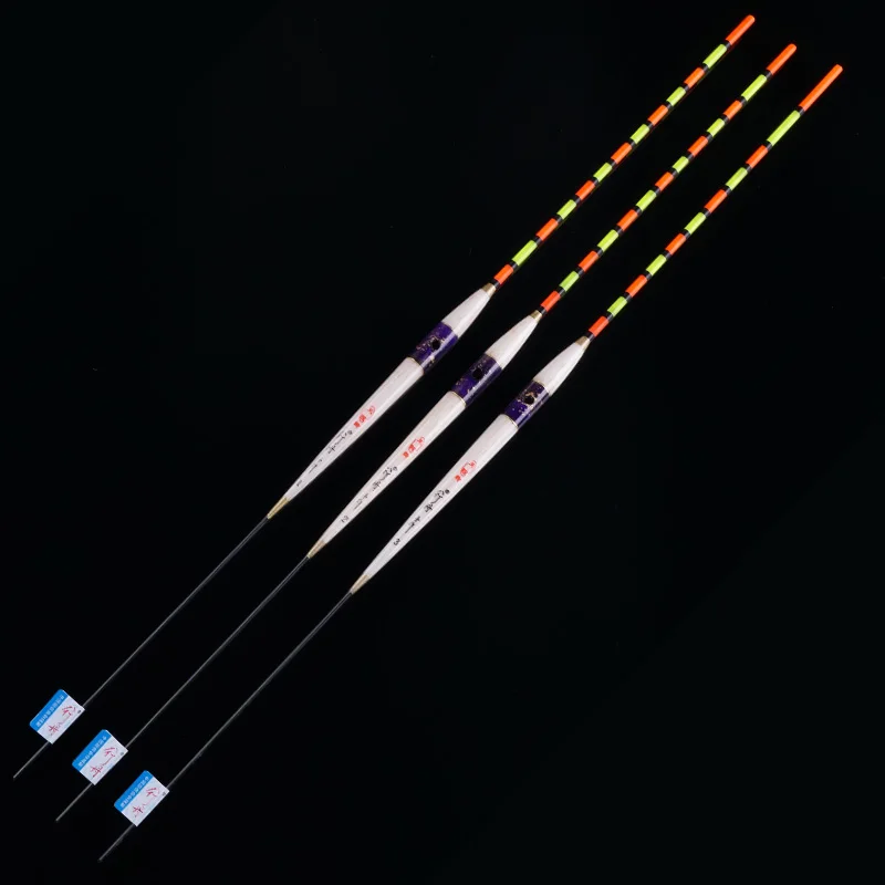 Полый хвостовый поплавок Balsa деревянная рыболовная 1 3 # карася предпочтительный