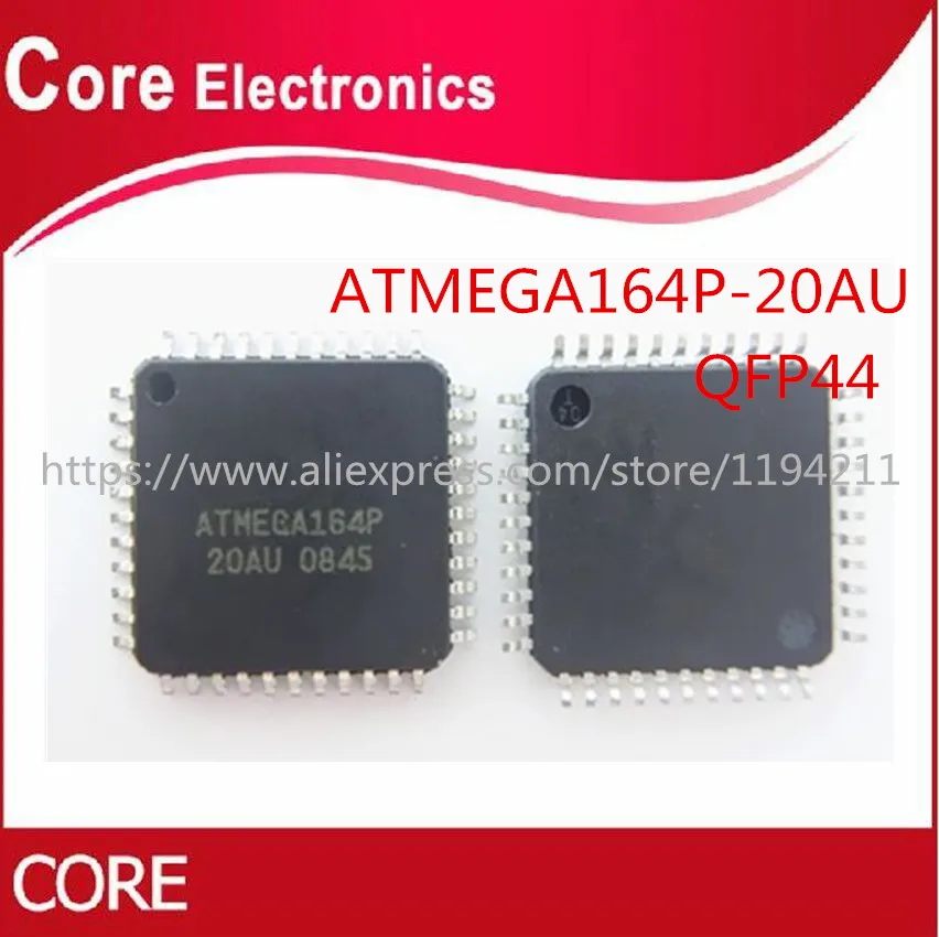 50 шт./лот ATMEGA164P 20AU ATMEGA164 MCU 8BIT 16KB FLASH TQFP 44 IC|Интегральные схемы| |