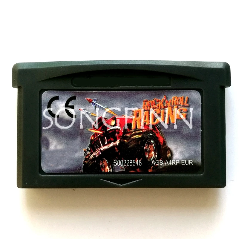 Рок н ролл гоночный картридж карта памяти для 32 бит Видео игровой консоли