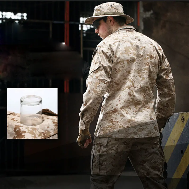 Армейская пустынная Тактическая Военная камуфляжная униформа для страйкбола ACU