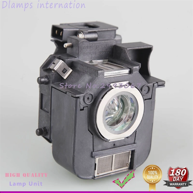 Compatible ELP50 V13H010L50 Projector Lamp with Cage For EPSON 84+ /EB-824/824H/825/825H EB-826/826W/826WH EB-84/84e/84H/84He