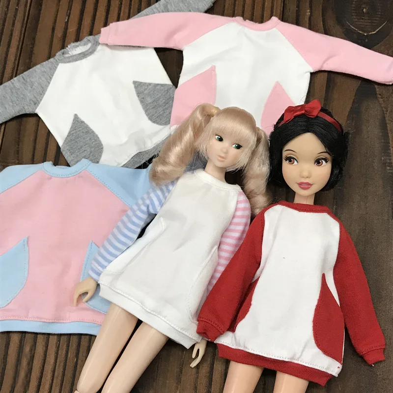 1 шт. повседневные рубашки с длинными рукавами одежда для Blyth Momoko Obistu Azone кукла licca
