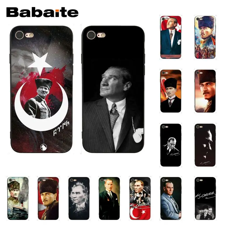 Турция Mustafa Kemal Ataturk чехол для телефона iphone 11 12 Pro Max 8 7 6 6S Plus X XS MAX 5 5S SE XR 12mini|Бамперы| |