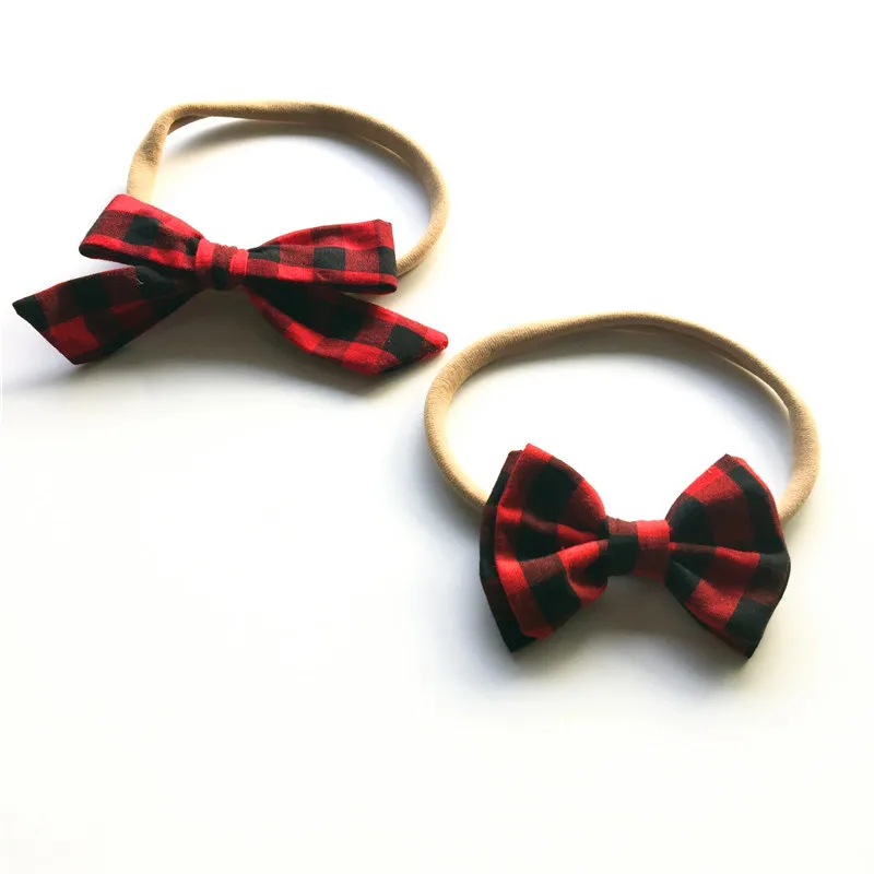 Детский тканевый обруч для волос Bebes повязка на голову с бантом и принтом в