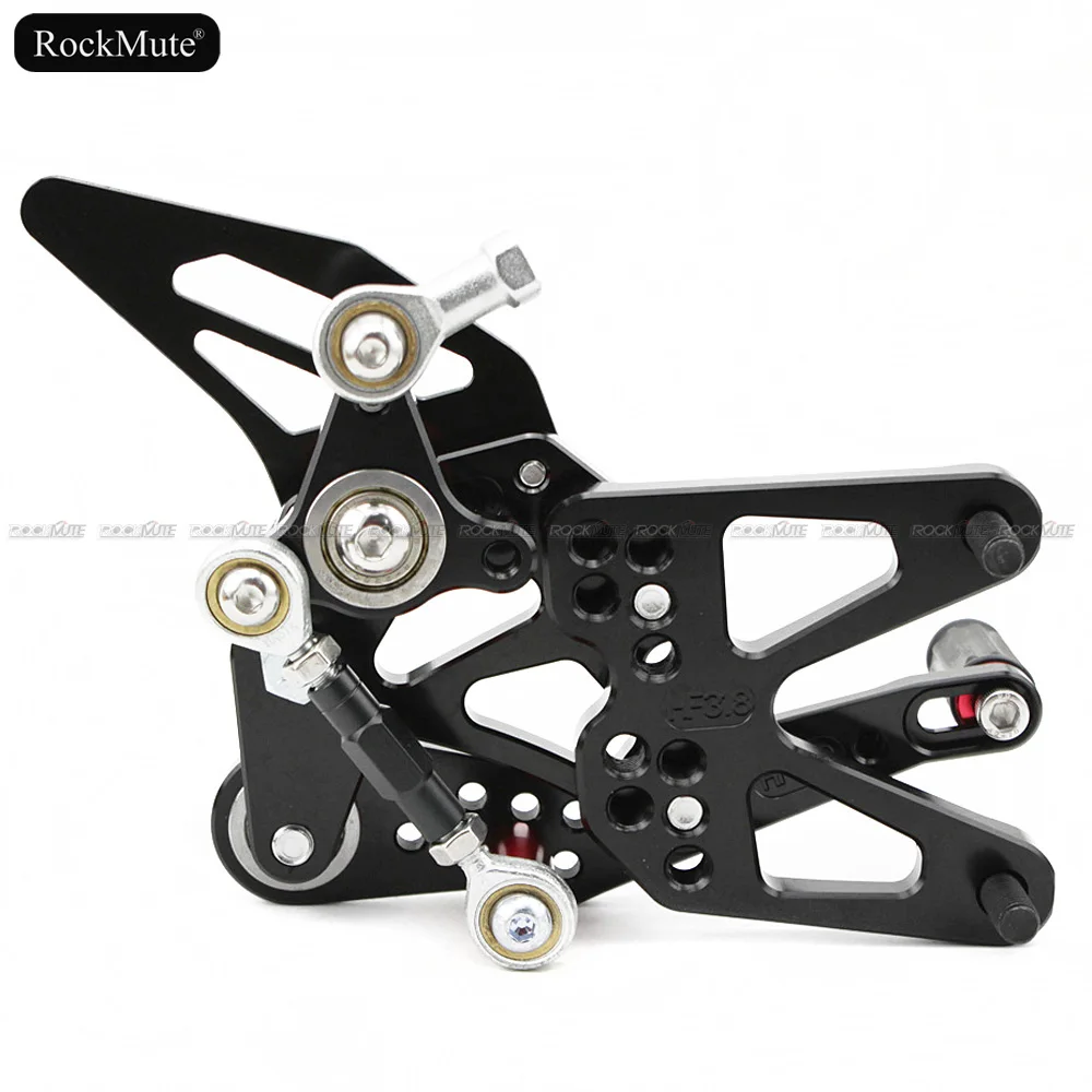 Мотоцикл Rearsets для Triumph Daytona 675/R 2013 2018 CNC регулируемая подножка рычаг переключения