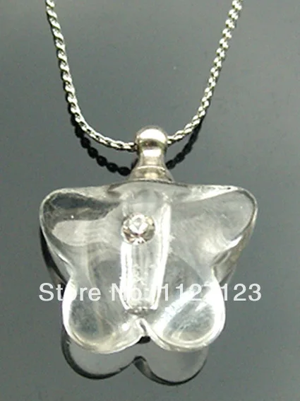 

25 шт./лот, прозрачная бабочка, рисовые подвески-Флаконы флакон с рисом, подвеска, духов, пустая стеклянная бутылка, стеклянный спрей, парфюм, bottl