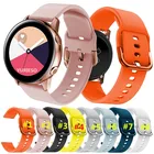 Силиконовый ремешок для часов Samsung Galaxy Watch ACTIVE 42 мм, сменный полосатый браслет для Huami Amazfit BipAmazfit 2, 20 мм