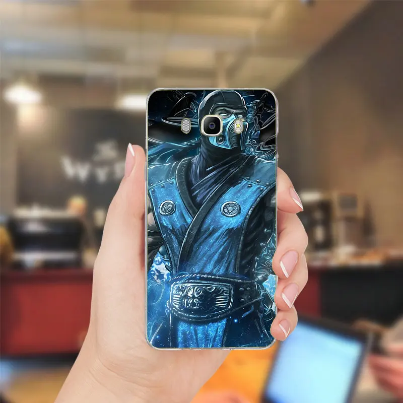 Горячие Mortal Kombat Саб-Зиро мягкие ТПУ Силиконовые Мобильный чехол для телефона samsung
