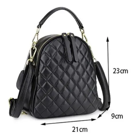 Fashion backpack Women bag High Quality Leather Backpack Women Double Shoulder Bags Satchel Women Backpacks mochila