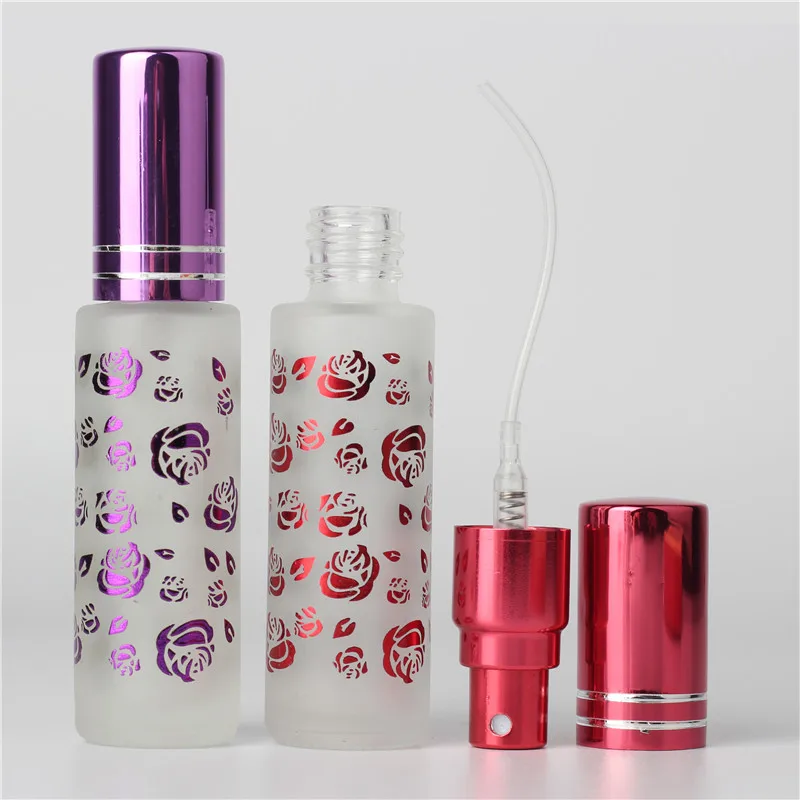 1pcs 2107 hotDecorating 9ml Glass Perfume Bottle Empty Spray Vials Fragrance Travel Refillable Atomizer Portable | Красота и здоровье