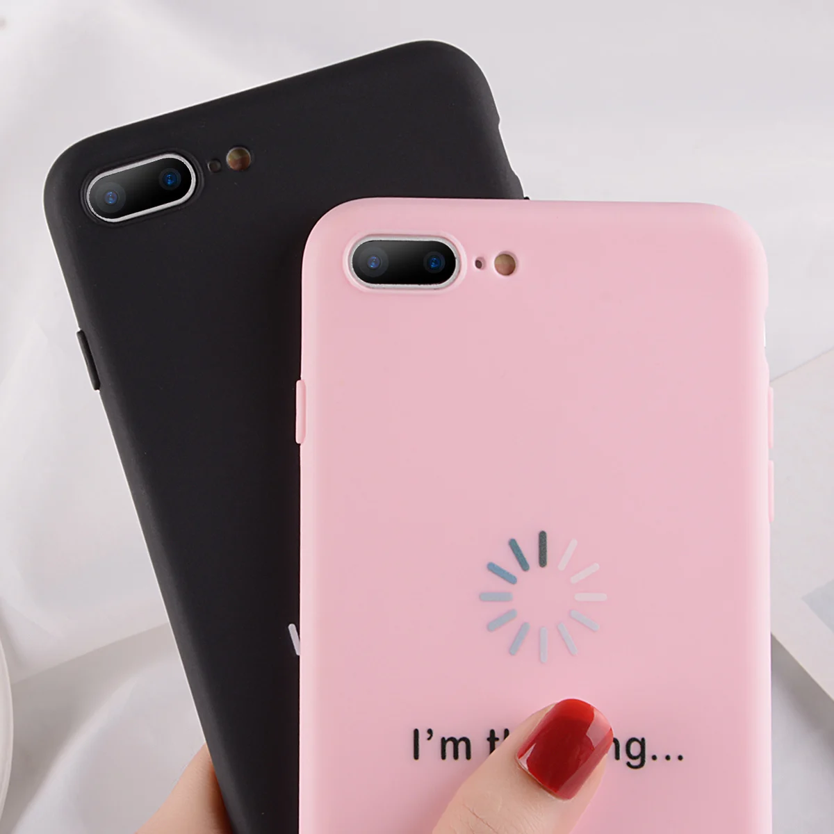 Чехол для телефона KJOEW с буквенным принтом iPhone 11 Pro XS MAX X XR 6 6S 7 8 Plus мягкая