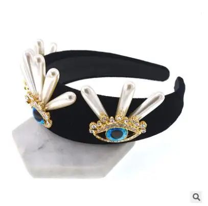 Новинка 2019 модные ободки для волос в стиле ретро барокко ободок с пряжкой и