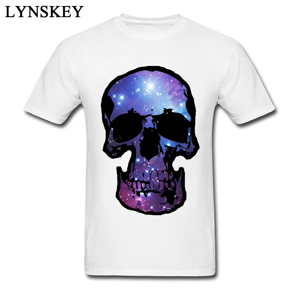 Футболка мужская с 3D принтом космического космоса и черепа|men brand tshirt|men tshirtskull t shirt