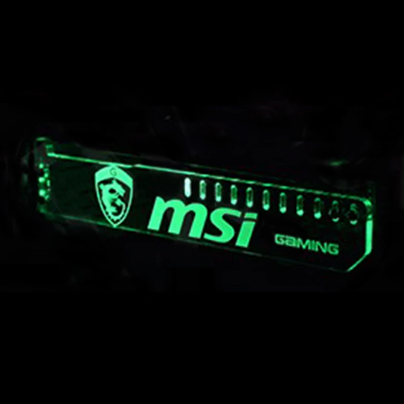 Расширенная версия синего светодиода для игрового компьютера msi основной корпус
