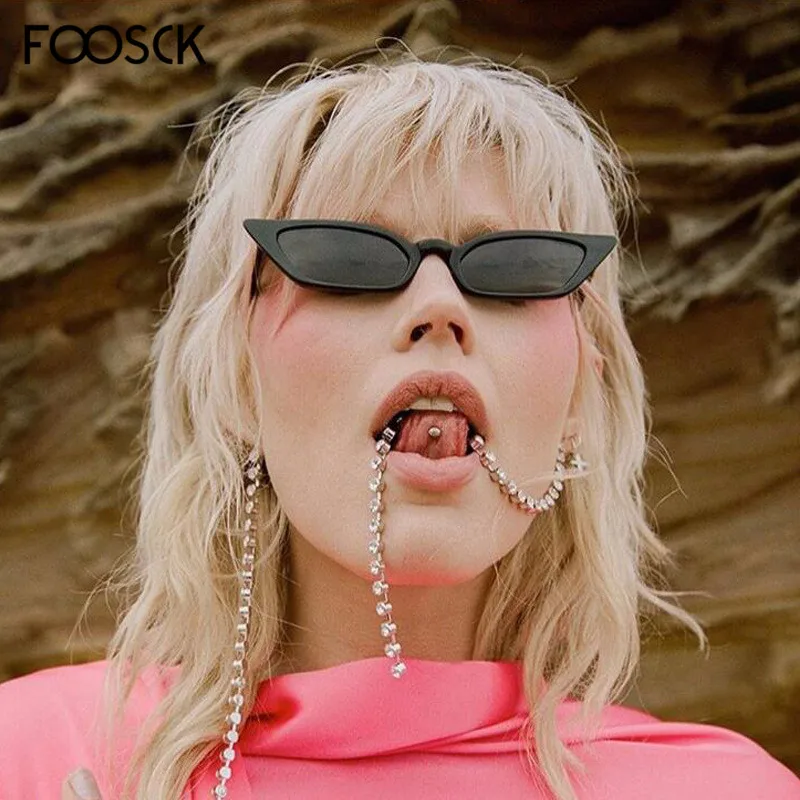 FOOSCK женские/мужские брендовые дизайнерские очки Женские квадратные солнцезащитные очки уличные очки UV400