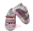 1 пара модных обуви для 43 см куклы, 17 дюймов, аксессуары для кукол новорожденных