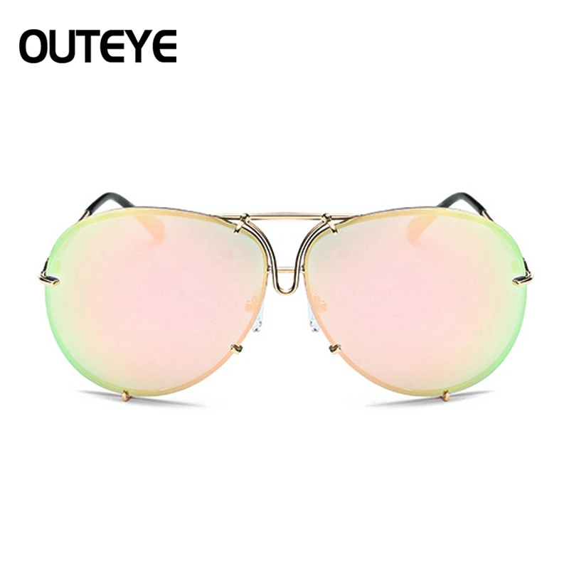 Роскошные женские солнцезащитные очки в стиле ретро большие круглые с