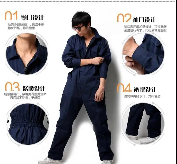 M XXXL 2018 корейский стиль мужские хлопковые комбинезоны с длинными рукавами летние