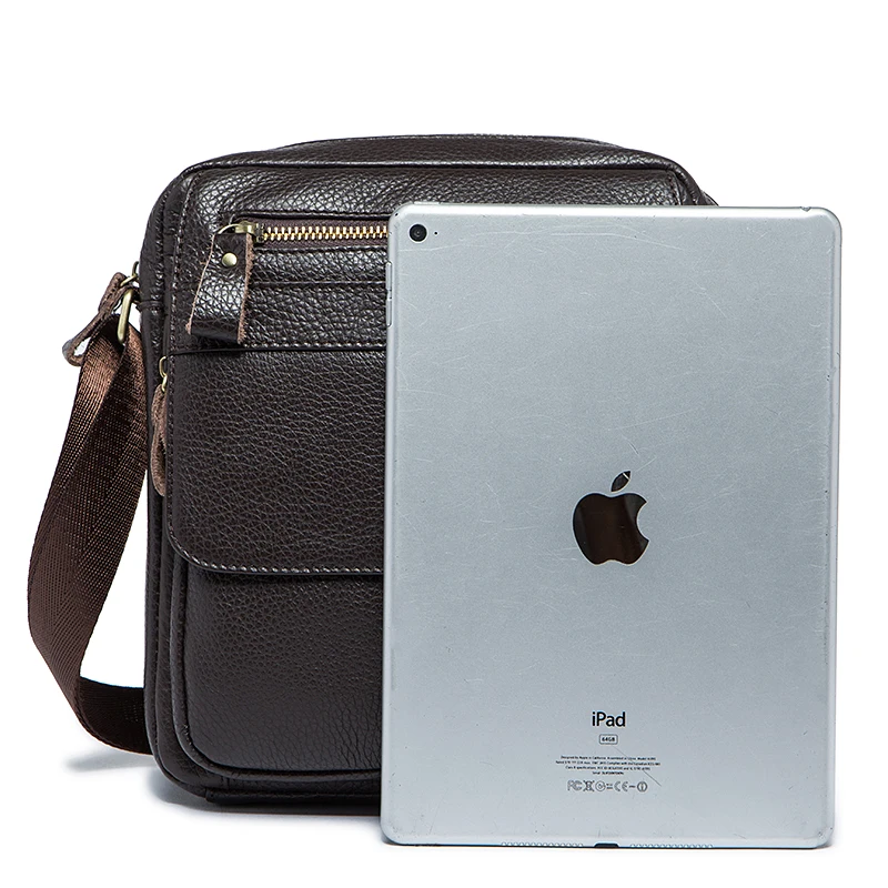 WESTAL Повседневная Сумка Мужская Натуральная Кожа Через Плечо Сумки Мужские