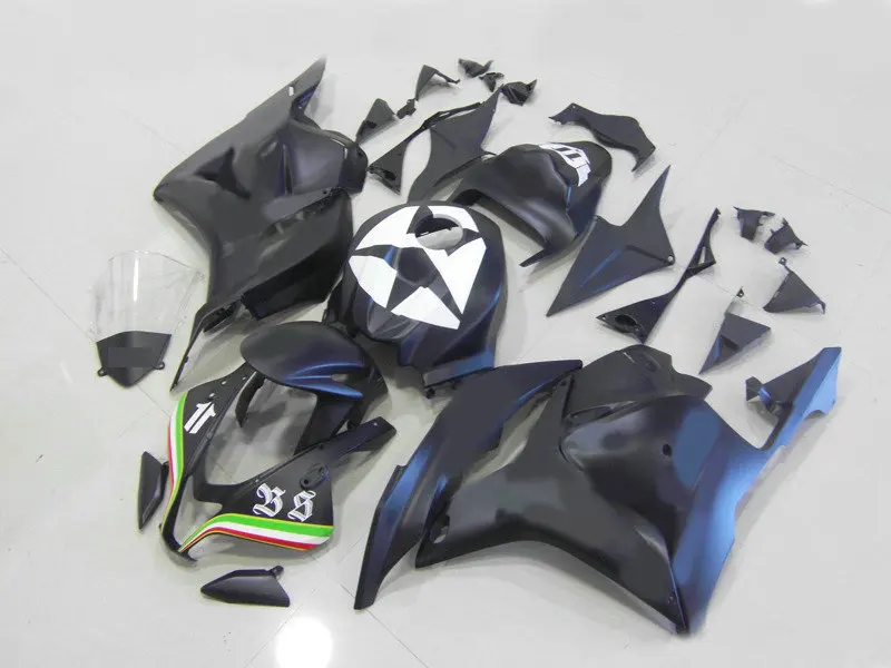 Литьевая форма обтекатель комплект для CBR600RR 09 10 11 12 CBR 600 RR F5 2009 2012 ABS Матовый черный