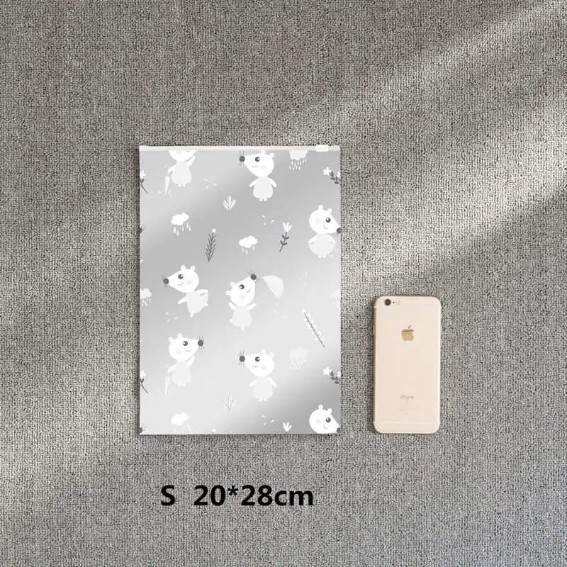 S 20X28cm Милая прозрачная косметичка с мышкой, дорожный кейс для косметики, женская косметичка на молнии, органайзер для ванной, сумка для хранения, косметичка, набор для мытья - Цвет: S 20X28cm