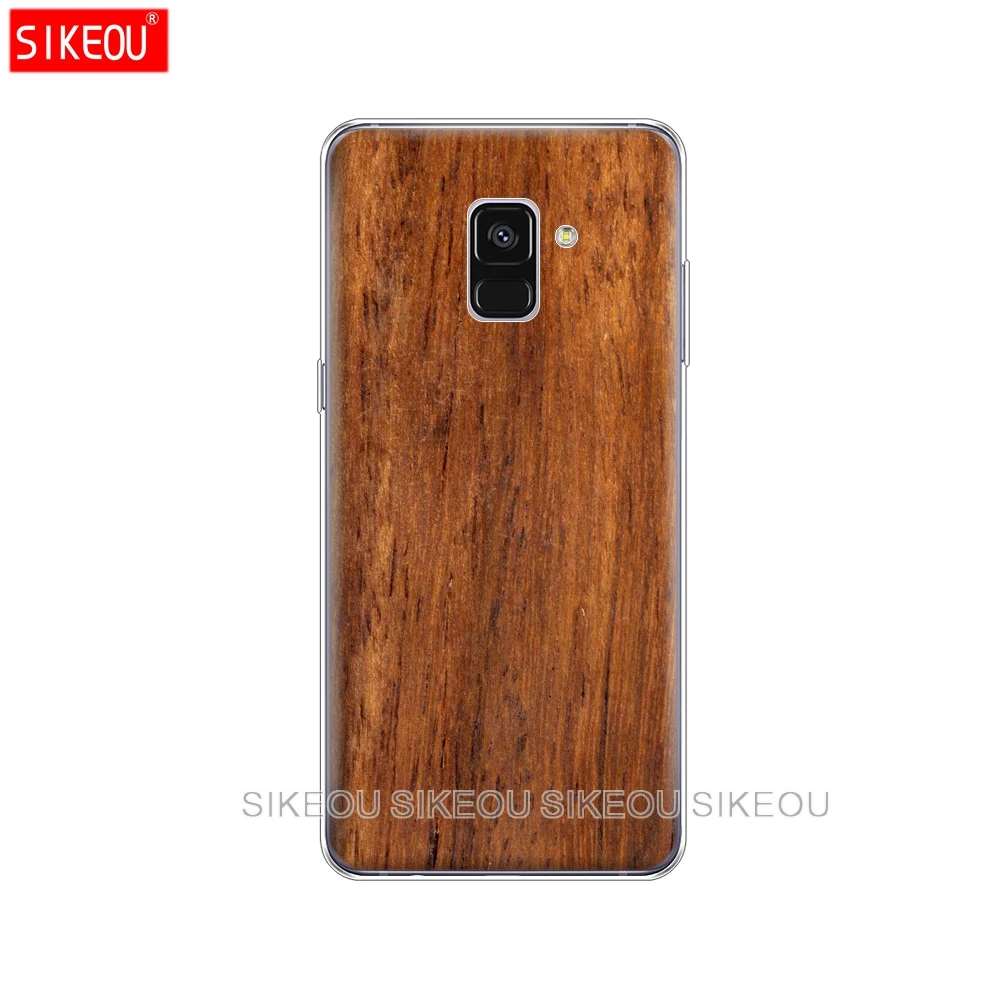 Силиконовый чехол для телефона Samsung Galaxy A6 A8 2018 A3 A310 A5 A510 A7 2016 2017 текстура дерево