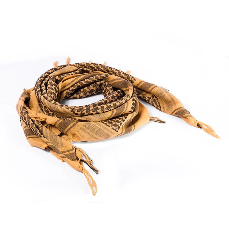 OneTigris тактический шемаг арабские шарфы Keffiyeh Шарф для мужчин тканый хлопок открытый шемаг арабский Тактический пустынный головной шарф