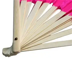 

Multi Color Hand Made Colorful Belly Dance Dancing Silk Bamboo Long Fans Veils