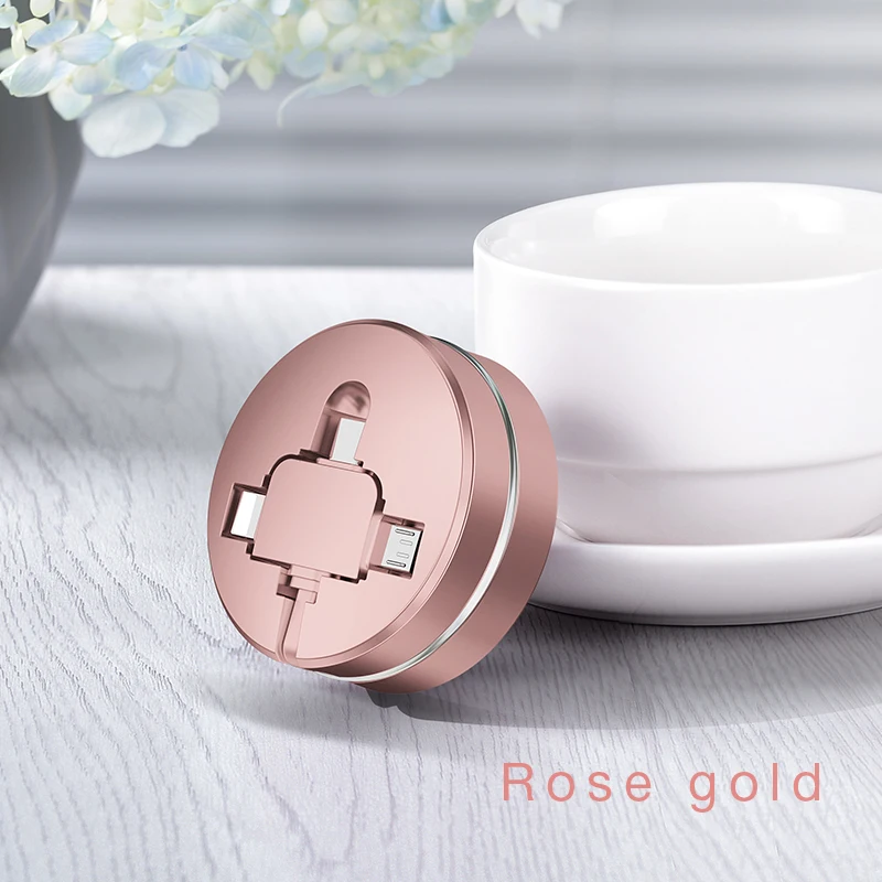 CAFELE USB Micro кабель type C кабель для samsung huawei Xiaomi зарядный кабель для iphone 8 7 6 Универсальный Выдвижной 3 в 1 порт