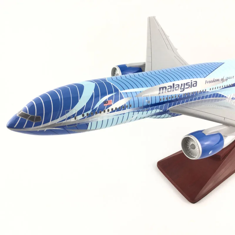 Авиапассажиров самолет 45 см BOEING777 MALAYSIA с трёхмерными чертёжами модель самолета