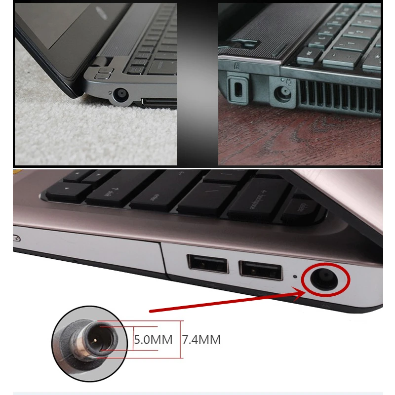 Для hp 4311S 4230S 4415S 4330S 4410S ноутбук адаптер для переменного и постоянного тока с разъемом для порта зарядки Cable18.5V 3.5A