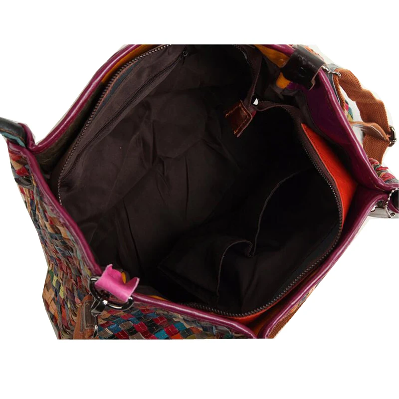 Сан Мари красочные сумка в стиле бохо для Для женщин большой Ёмкость пляжные