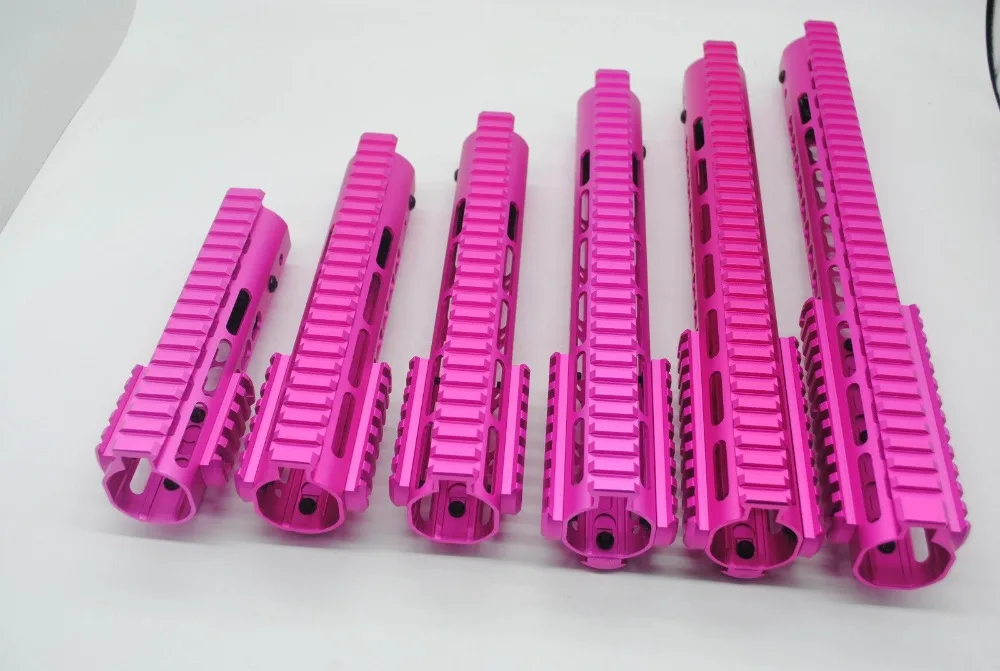 Aplus 7/9/10/12/13,5/15 ''дюймовый Keymod Handguard свободном Пикатинни раздел System_Pink анодированный