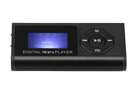 Белый Powstro ЖК-дисплей цифровой музыкальный MP3 плеер без памяти Макс поддержка 16 Гб Micro SD карта TF карта с usb кабель для зарядки - Цвет: Белый