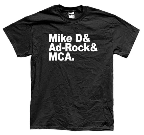 

BEASTIE BOYS NAMES boyz mca mike d ad-rock t-shirt short sleeve many colors unisex More Size and Colors-A327