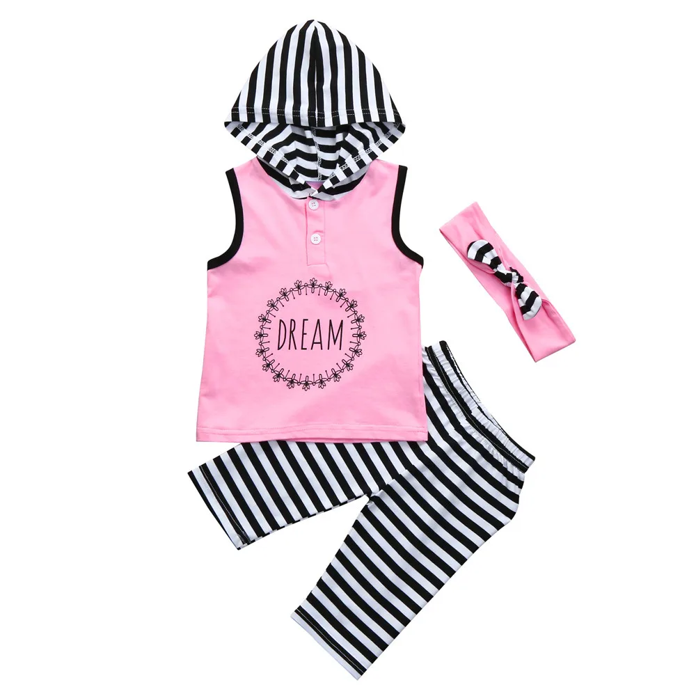 Летняя детская одежда из 3 предметов футболка с капюшоном и надписью для