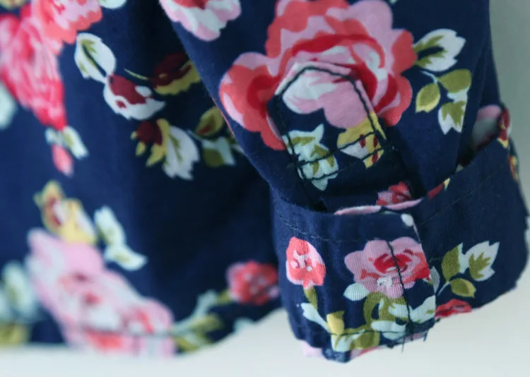 Рубашка с длинным рукавом для мальчиков цветочным принтом | Мать и ребенок