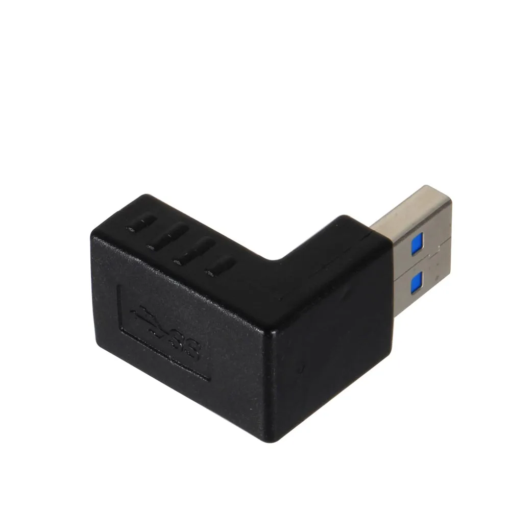 Новый USB 3 0 A адаптер Папа мама удлинитель 90 градусов прямоугольный штекер с