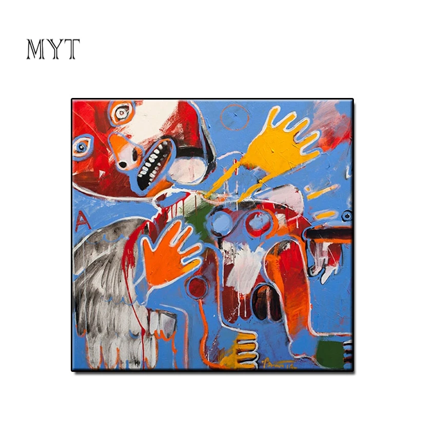 

MYT 100% ручная роспись картонные абстрактная живопись маслом на холсте постеры для гостиной домашний декор Настенная картина без рамки