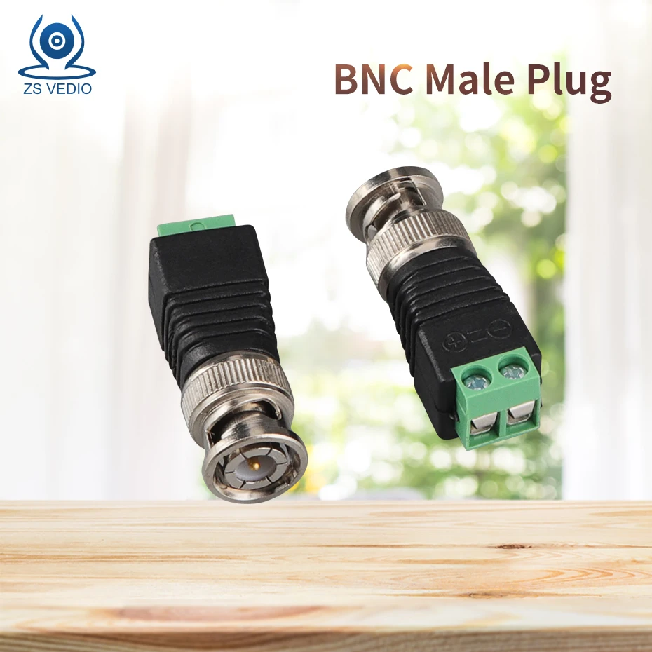 ZSVEDIO 20 шт. Coax CAT5 для камеры видеонаблюдения BNC штекер системы CBDZ Бесплатная